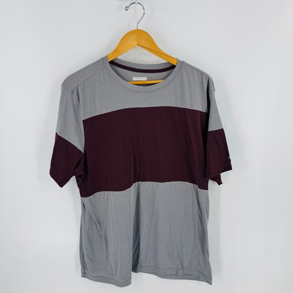 Marmot Other - Marmot Men’s XL Colorblock Performance Tee Gray Burgundy Short Sleeve